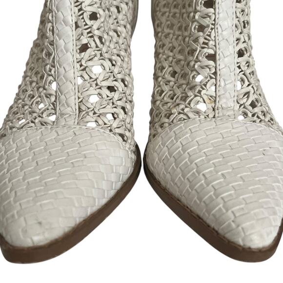 Coconuts By Matisse Caught Up Woven Ankle Boots Size 7 - Picture 5 of 11
